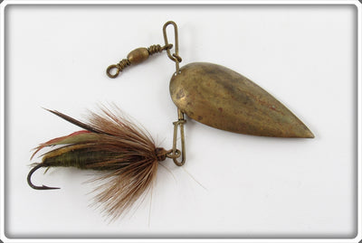 Shakespeare Interchangeable Fly With Brass Adirondack Spinner