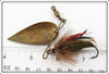 Shakespeare Interchangeable Fly With Brass Adirondack Spinner