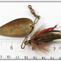 Shakespeare Interchangeable Fly With Brass Adirondack Spinner
