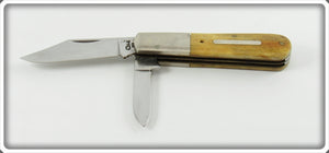 Case XX USA Bone Barlow 620091/2 SS Pocket Knife
