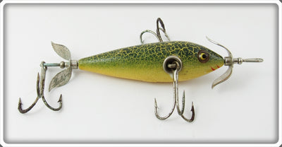 Heddon Green Crackleback 100 GCB Three Hook Minnow Lure 