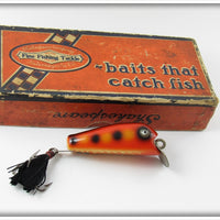 Shakespeare Orange Black Spots Little Joe Lure In Box 6530 LS
