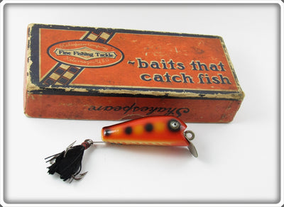 Shakespeare Orange Black Spots Little Joe Lure In Box 6530 LS