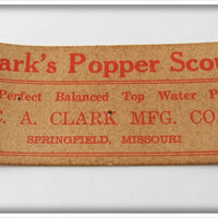 Clark's Pearl Popper Scout In Box