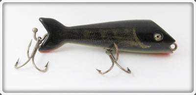 Vintage Shakespeare Photo Finish Black Plopper Lure 6511 B
