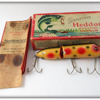 Vintage Heddon Strawberry Spotted Jointed Vamp In Box 7300 S