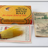 Vintage South Bend Bob Davis Callmac Bug Lure In Box No. 9