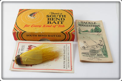 Vintage South Bend Bob Davis Callmac Bug Lure In Box No. 9