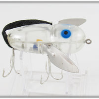 Heddon Clear Blue Eyes With Dice Crawler Mouse 