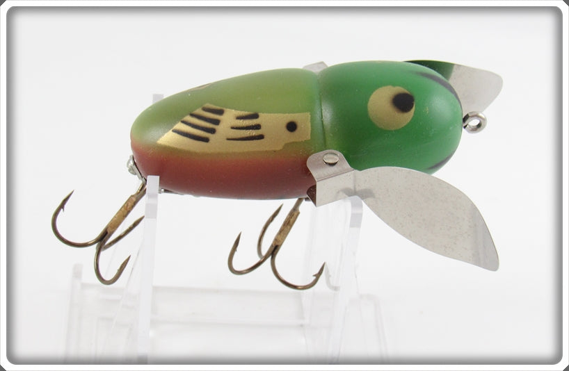 Heddon Light Green With Green Head Crazy Crawler