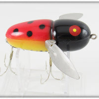Heddon Red & Black Ladybug Crazy Crawler Lure
