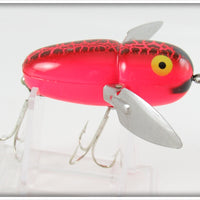 Heddon Orange & Black Crackleback Crazy Crawler Lure