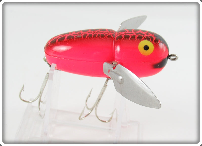 Heddon Orange & Black Crackleback Crazy Crawler Lure