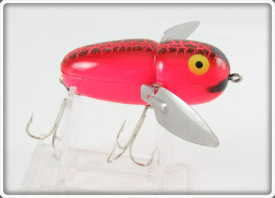 Heddon Orange & Black Crackleback Crazy Crawler Lure