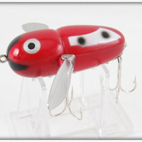 Heddon Red With White Wings Crazy Crawler