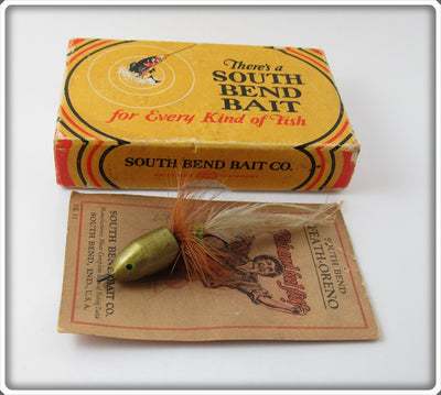 South Bend Royal Coachman Feath Oreno Minnow Lure In Box