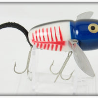 Heddon Blue White & Red Shore Crawler Mouse Lure