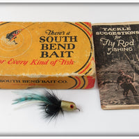 Vintage South Bend Silver Doctor Feath Oreno Minnow In Box