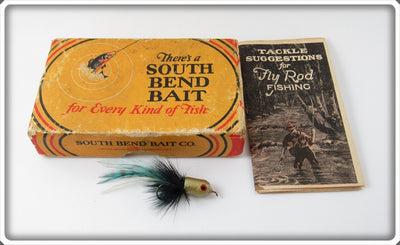 Vintage South Bend Silver Doctor Feath Oreno Minnow In Box