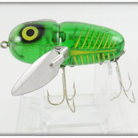 Heddon Spook Glow Green With Yellow Shore Crazy Crawler