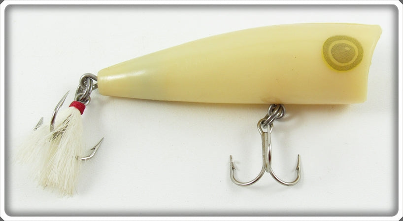 Vintage Rebel Bone With Painted Eyes Pop R Lure P 7000 For Sale | Tough ...