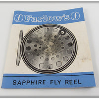 C. Farlow & Co Ltd London Sapphire 3 1/8" WF-7-F Air Cel Supreme Fly Reel