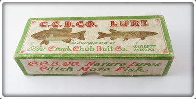 Creek Chub Nite Glow Red Head Baby Wiggler Empty Lure Box 222 Special