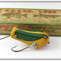 Vintage Creek Chub Bug Finish Wee Dee Lure In Box 4800