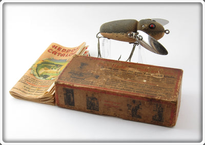 Vintage Heddon Grey Mouse Crazy Crawler 2100 GM Lure In Box 