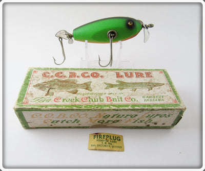 Creek Chub Fireplug Fire Lacquer Baby Injured Minnow Lure 1632