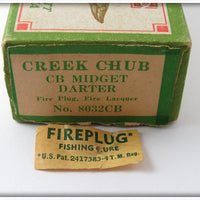 Creek Chub Fireplug Concave Belly Midget Darter In Box