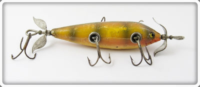 Vintage Heddon Early Perch 150 Five Hook Minnow Lure 159L 
