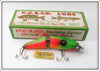 Creek Chub Rainbow Fire Baby Jointed Pikie Lure In Box 2732