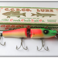 Creek Chub Rainbow Fire Jointed Snook Pikie Lure In Box 5531