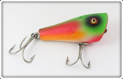 Vintage Creek Chub Rainbow Fire Midget Plunker Lure 5931