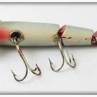 Weller Silver & Red Jointed Minnow