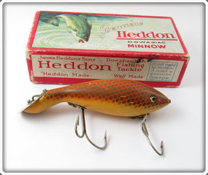 Vintage Heddon Goldfish Tadpolly Lure In Box 5009K 