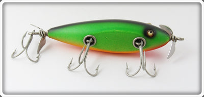 Vintage Creek Chub Fire Plug Injured Minnow Lure 1532