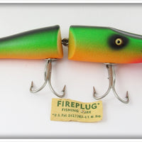 Vintage Creek Chub Fire Plug Jointed Pikie Lure 2632