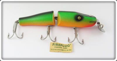 Vintage Creek Chub Fire Plug Jointed Pikie Lure 2632