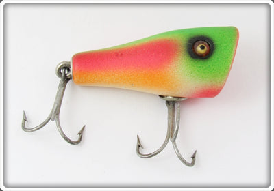 Vintage Creek Chub Rainbow Fire Midget Plunker Lure 5931