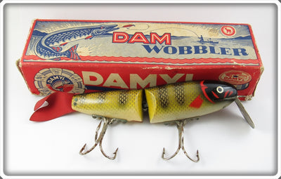 Vintage Dam Damyl Jointed Wobbler Lure In Box 1655/14 A 