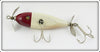 Vintage Michigan Lakes Tackle Red & White Fin Wing Lure