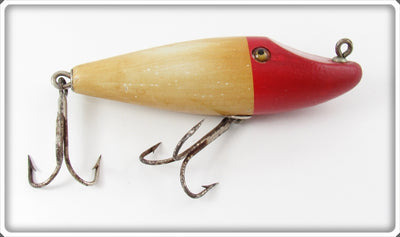Vintage Shur Strike Red & White Style H Shovel Nose Lure H2