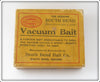 Vintage South Bend Vacuum Bait Empty Lure Box 