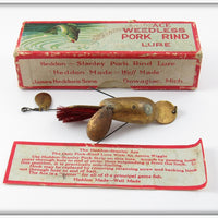 Vintage Heddon Weedless Ace Stanley Lure In Box 190 GP
