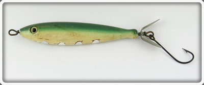 Vintage William Hoegee Green & White North Coast Minnow Lure