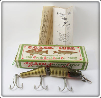 Creek Chub Pikie Scale Jointed Husky Pikie In Correct Box 3000