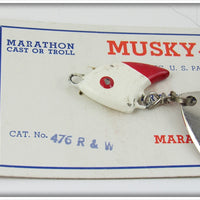 Marathon Red & White Musky Houn In Box
