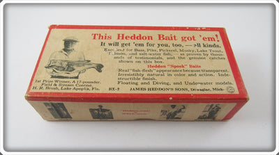 Heddon Empty Box For Yellow Shore Basser Spook 9849 XRY